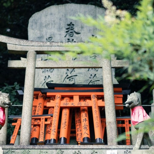 Japanese Shinto religion shrine