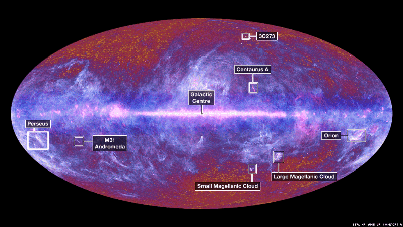planck first all-sky map