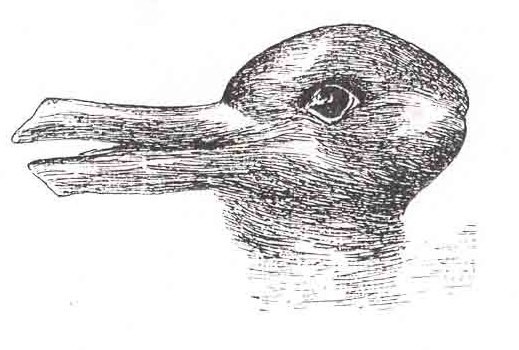 The earliest known version of the rabbit-duck illusion as it appeared in the German humor magazine Fliegende Bl&auml;tter in 1892. (Photo: Wikimedia Commons)