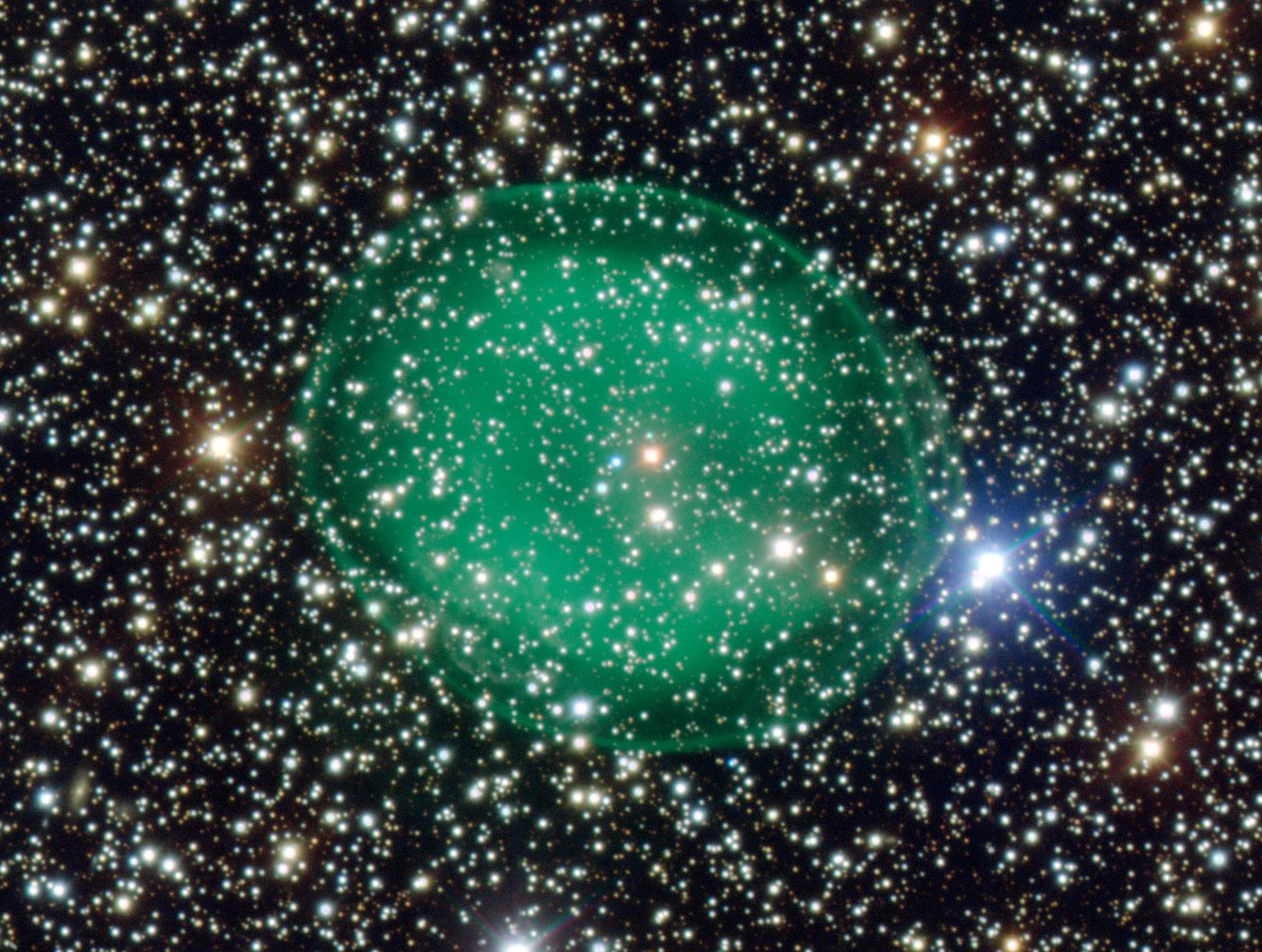 green planetary nebula