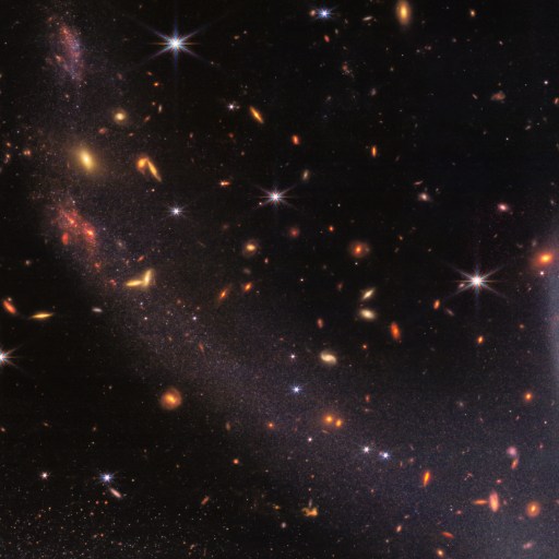 JWST background galaxies Stephan's Quintet