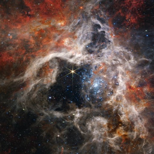 JWST NIRCam Tarantula Nebula