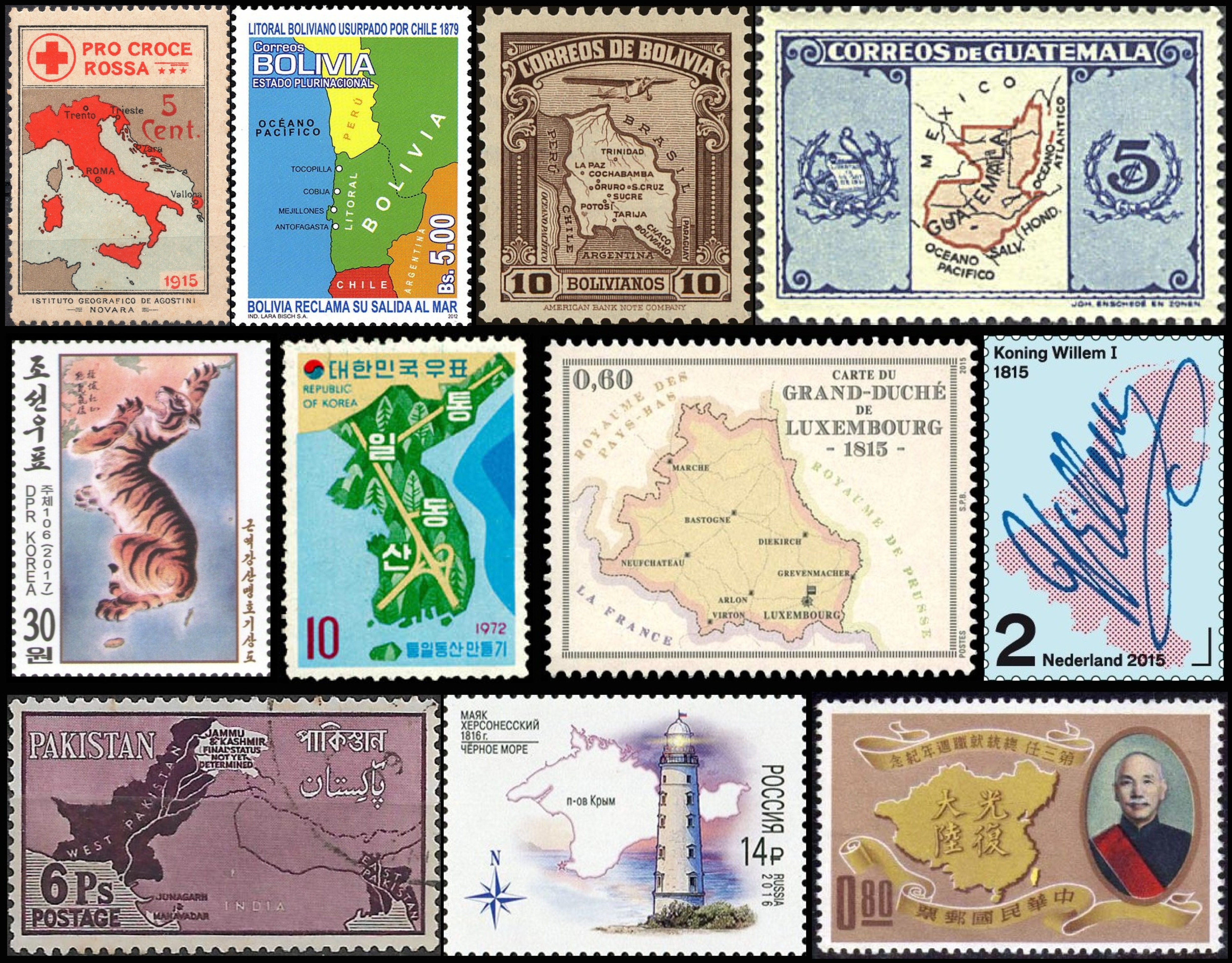 maps stamps