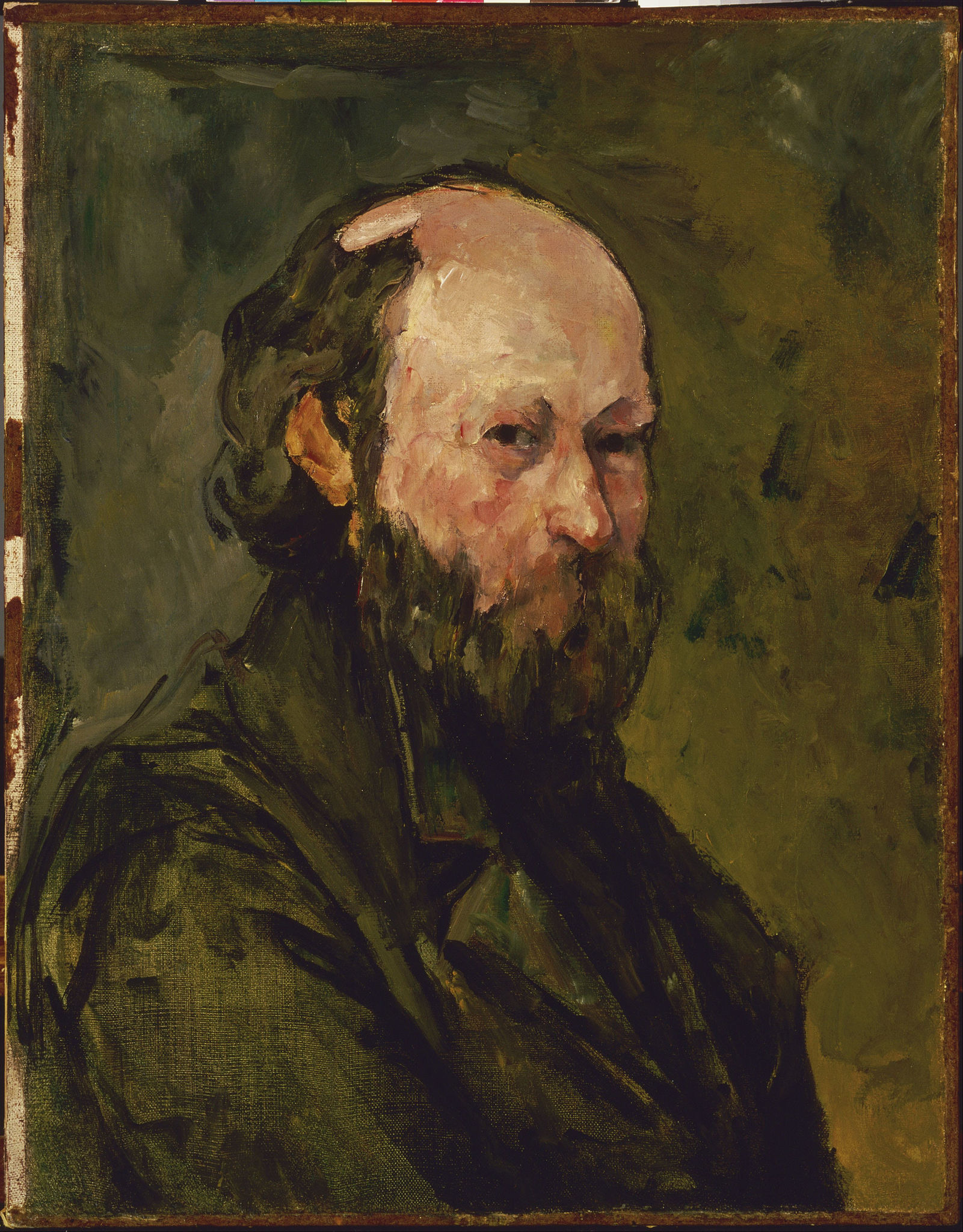 A self-portrait of Paul C&eacute;zanne