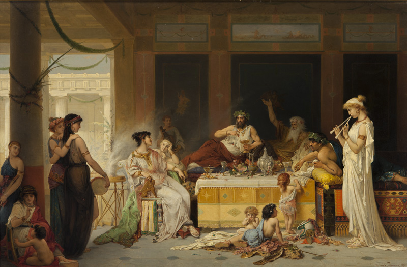 Roman Republic banquet