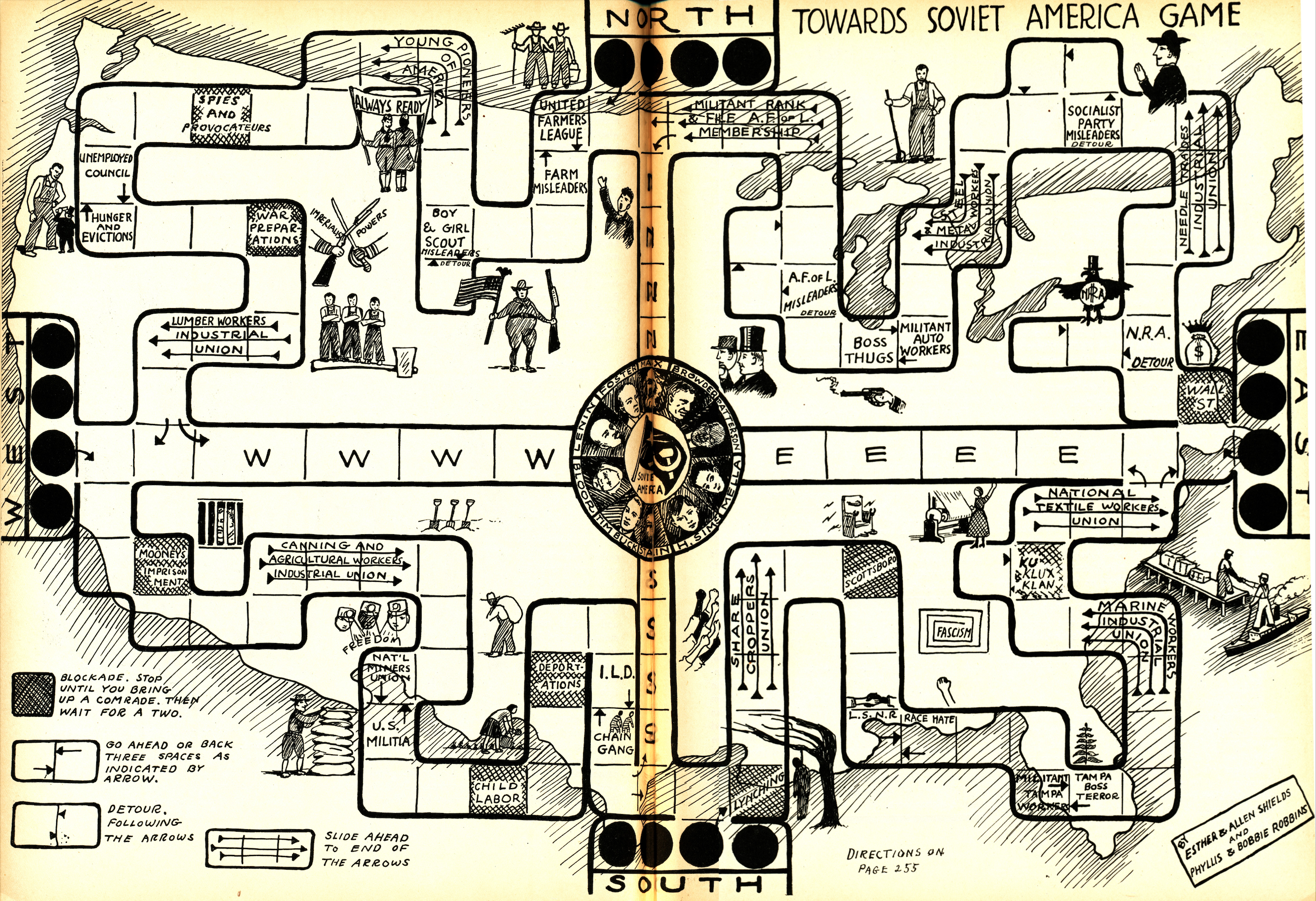 The board game "Toward Soviet America"