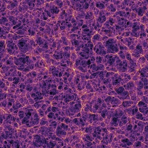 millennium simulation cosmic web slice