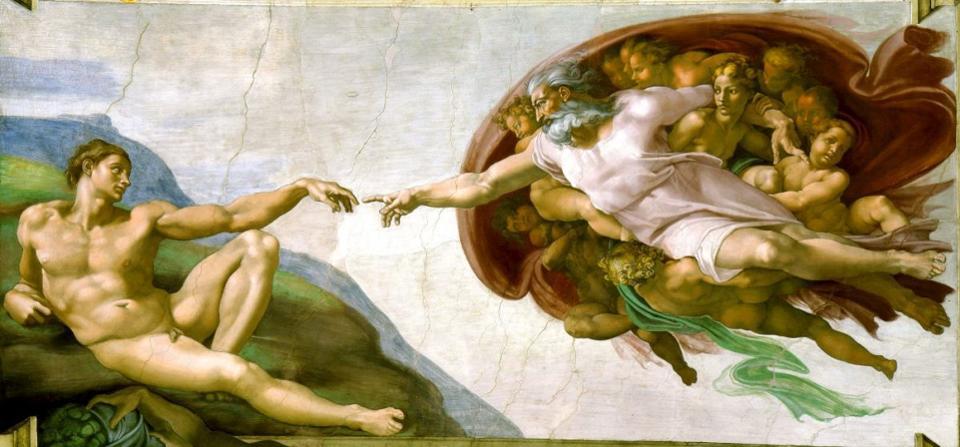 creation of adam sistine
