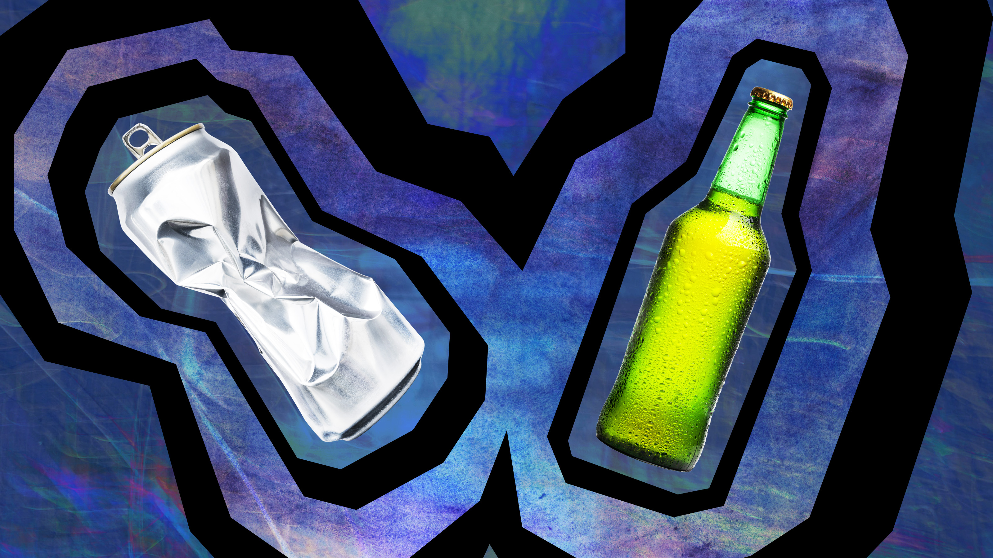 a bottle of beer next to a toilet paper roll.