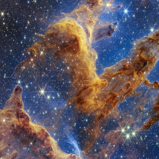 pillars of creation, james webb telescope