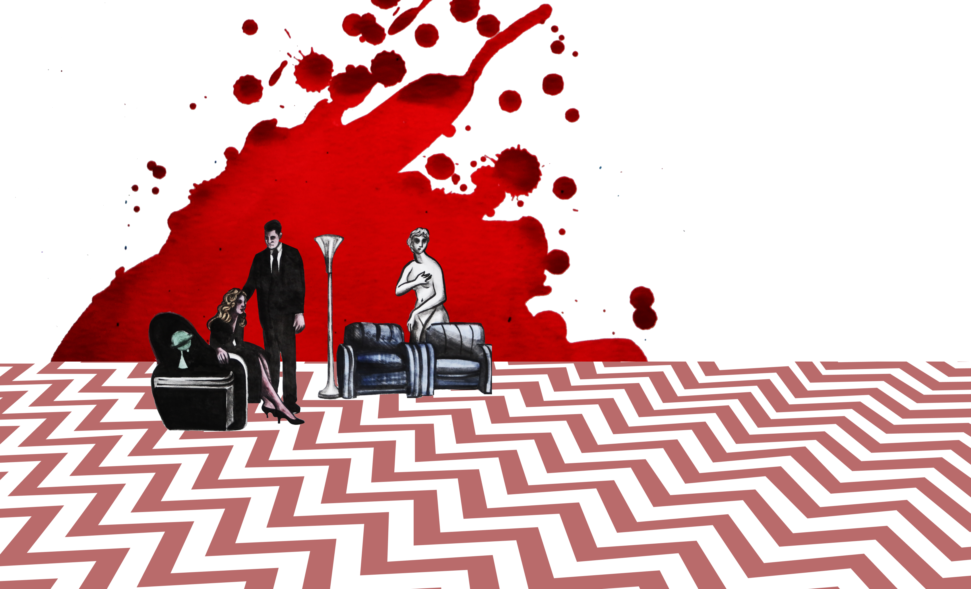 david lynch style illustration