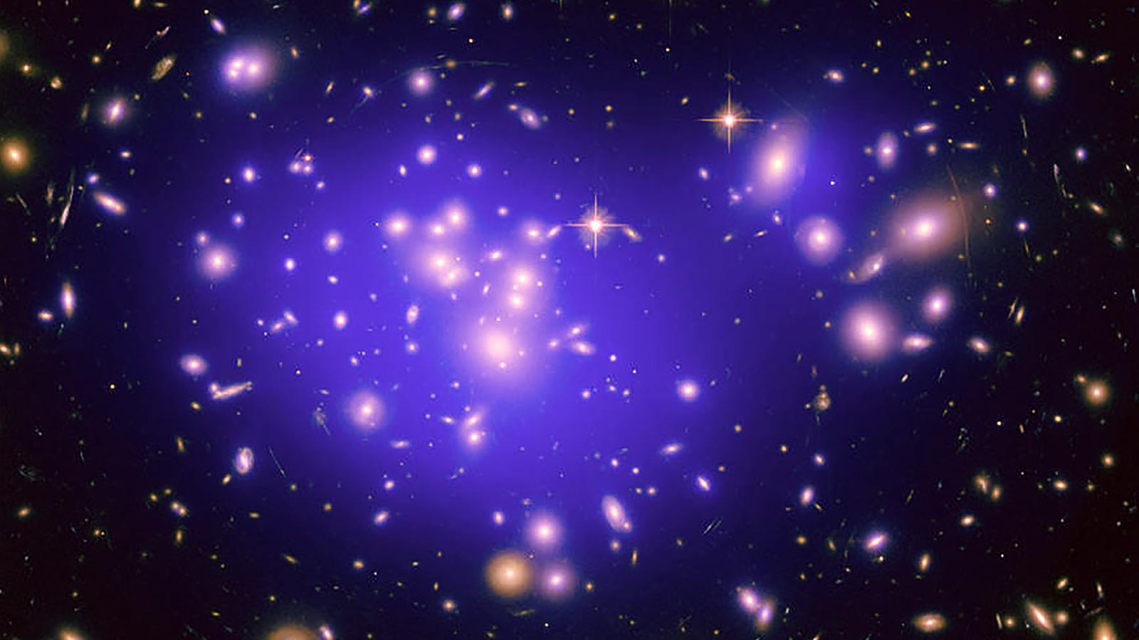 a very large cluster of stars in the sky.