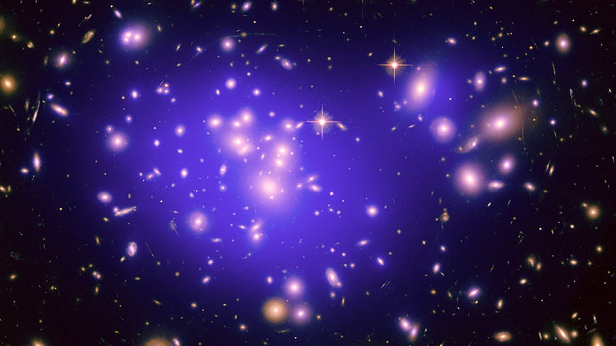 a very large cluster of stars in the sky.