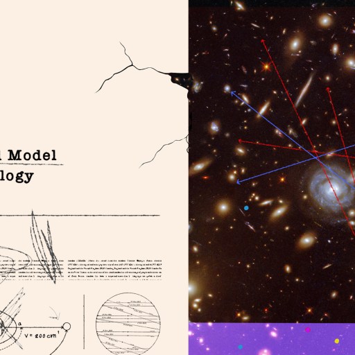 The standard model of cosmology.