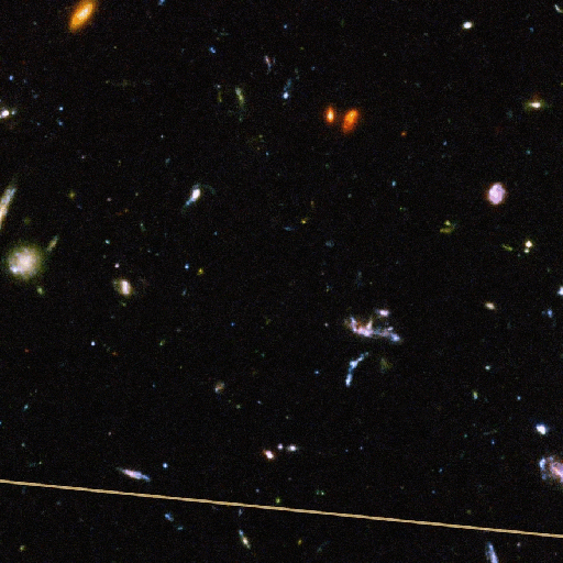 JWST deep field vs hubble