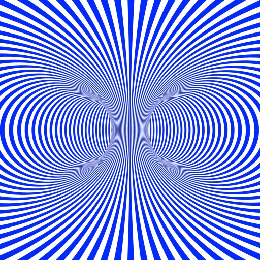 an abstract blue and white background with a spiral design.