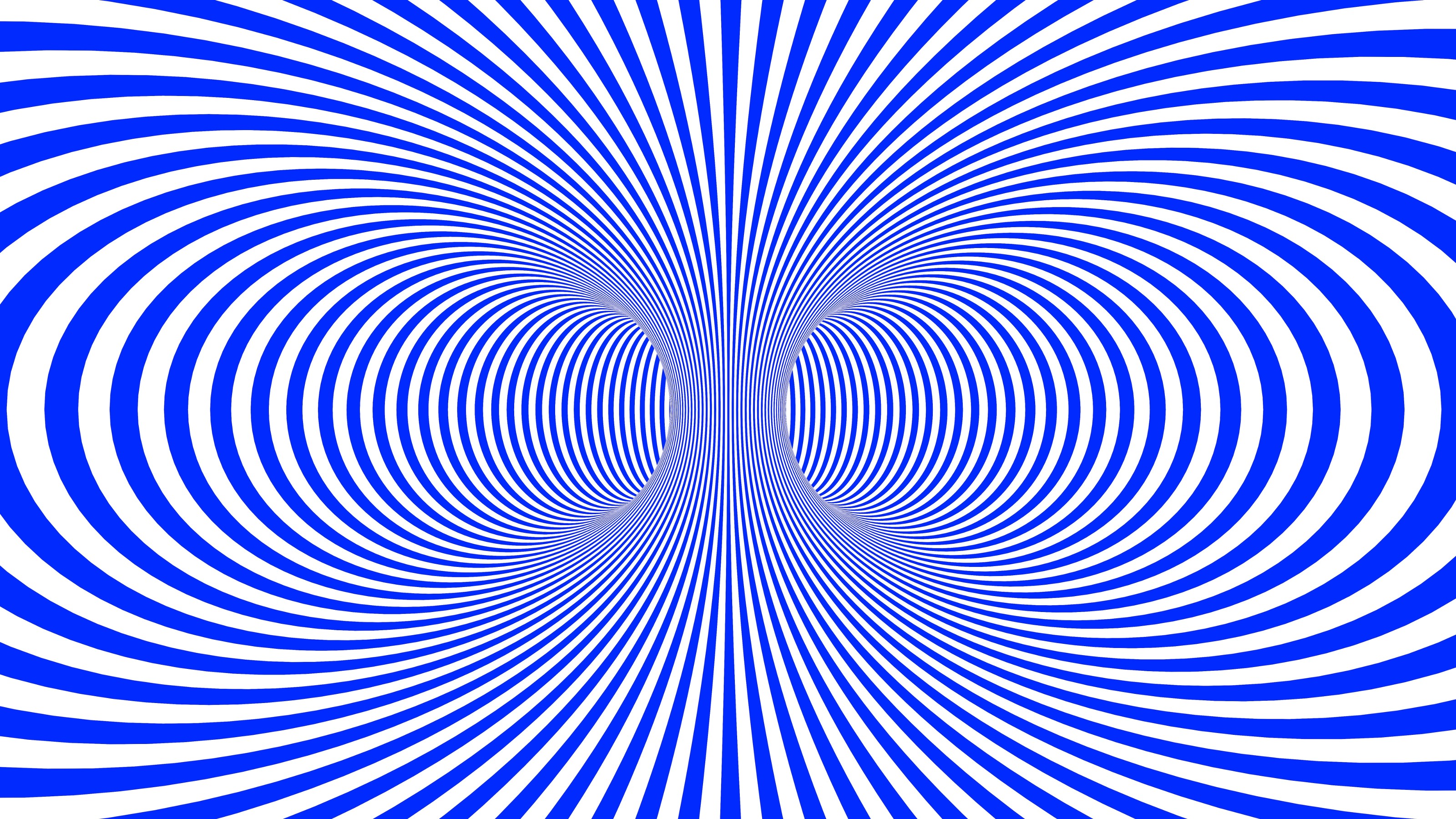 an abstract blue and white background with a spiral design.