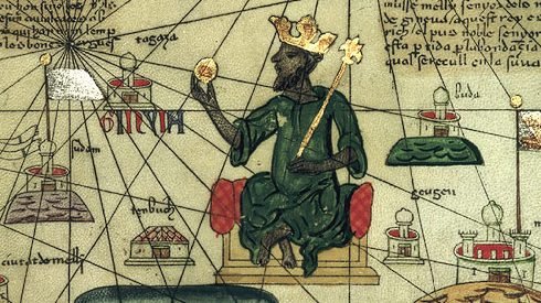 a drawing of a man sitting on top of a chair.