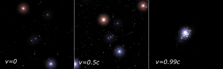 relativistic orion constellation