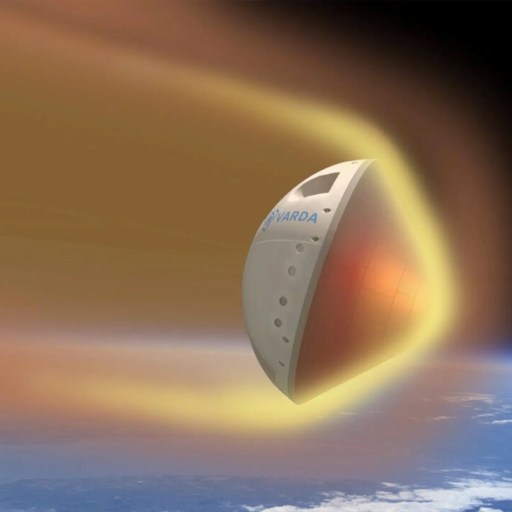 an artist's rendering of a space shuttle flying over the earth.