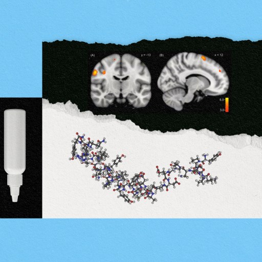 a picture of a group of people in the shape of a brain.