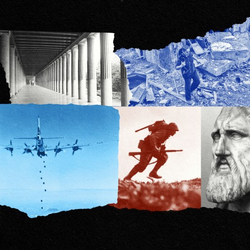 a collage of photos with a man and a plane.