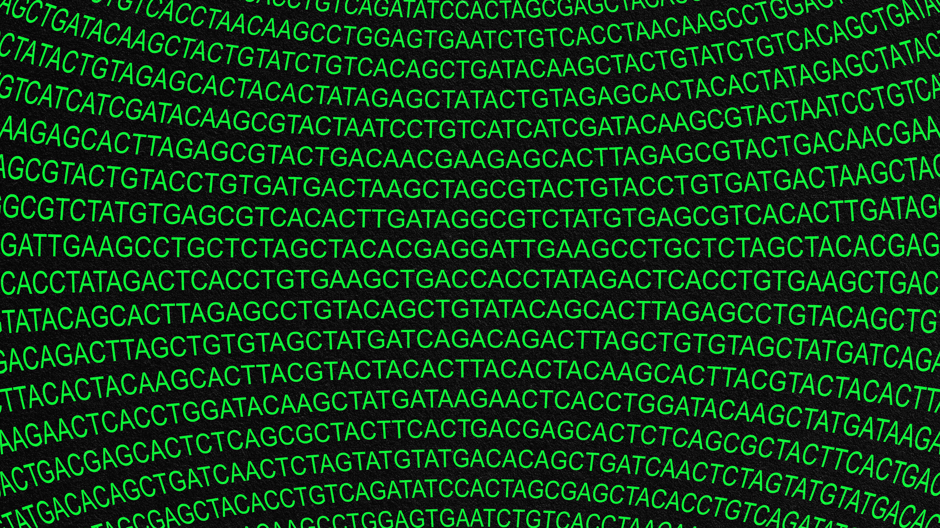 An image of a green DNA replication background.