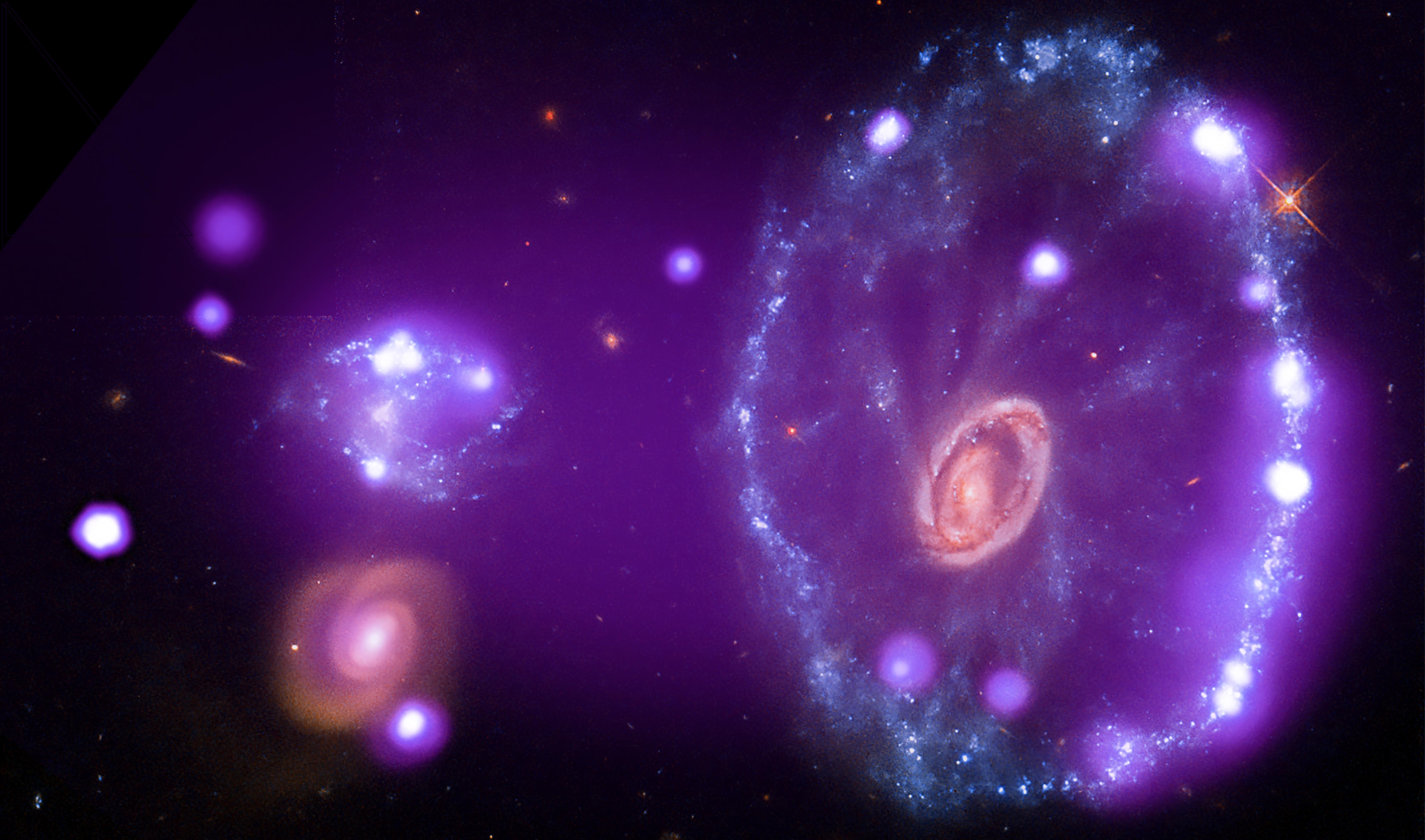 X-ray view cartwheel galaxy