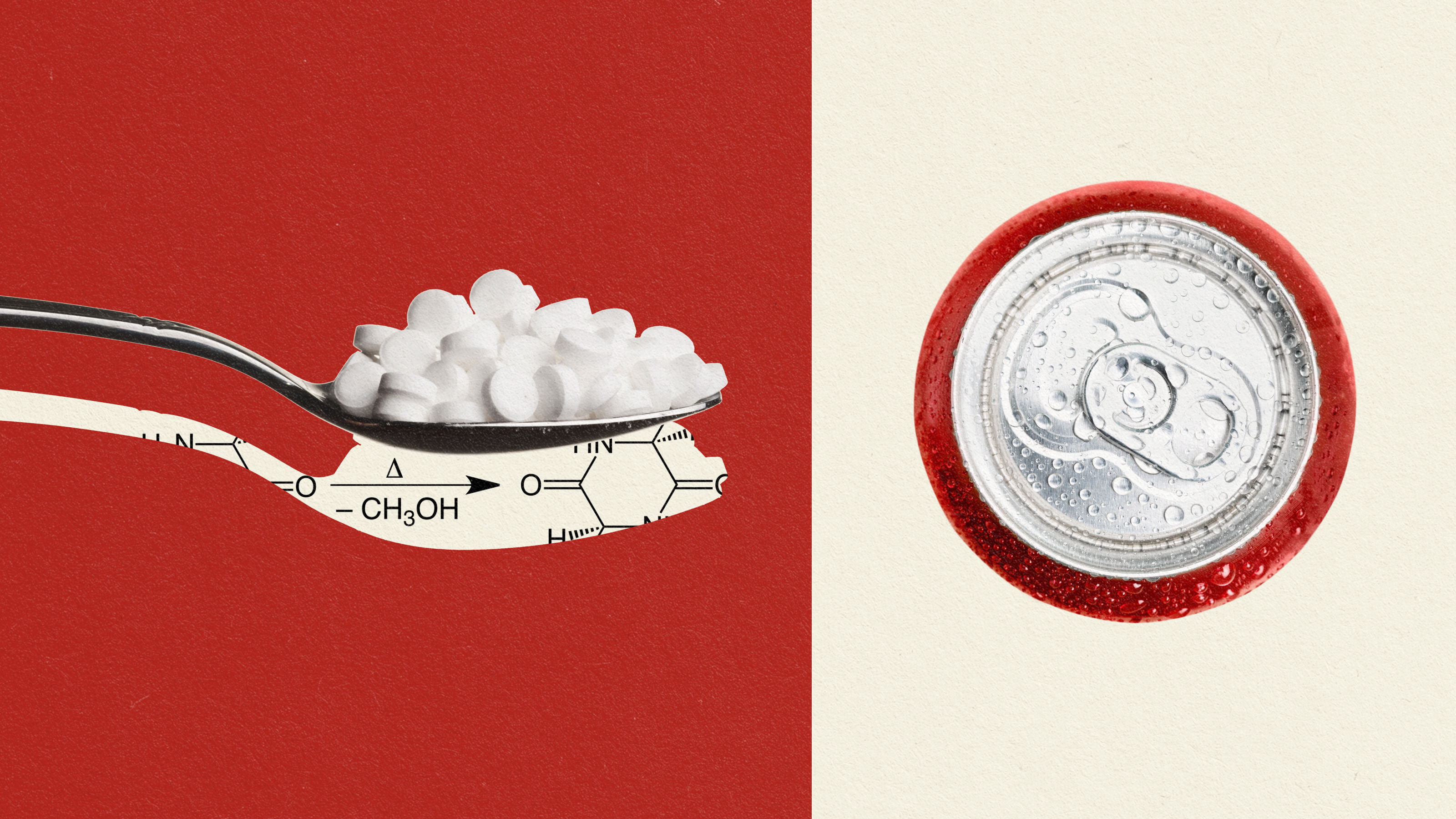 a sweet treat made with aspartame.