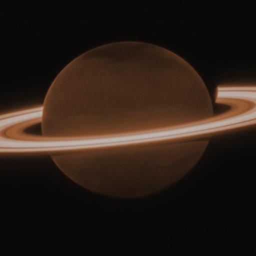Saturn and Saturn's rings JWST