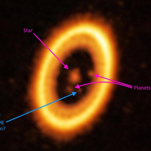 young exoplanetary system PDS 70