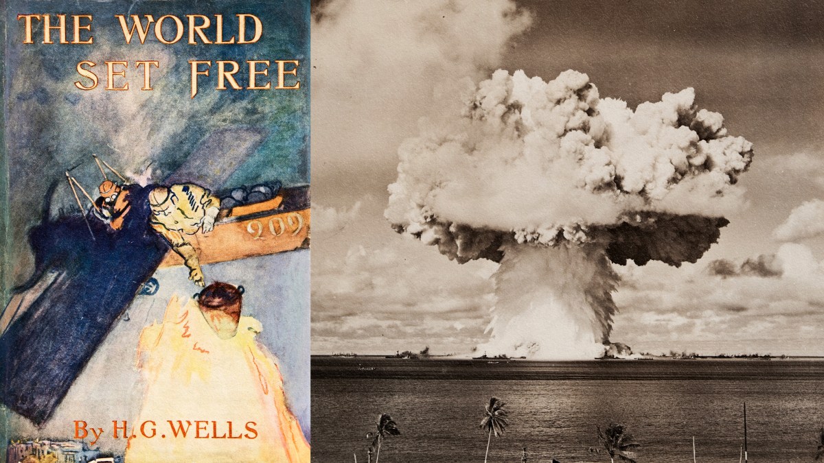 The world set free by Rachel Wells, inspired by Oppenheimer.