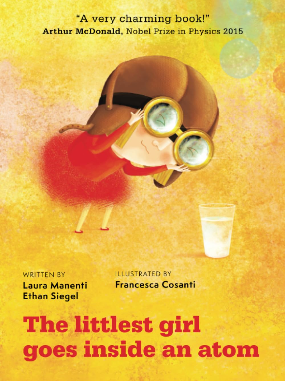 A little girl ventures inside a single atom.