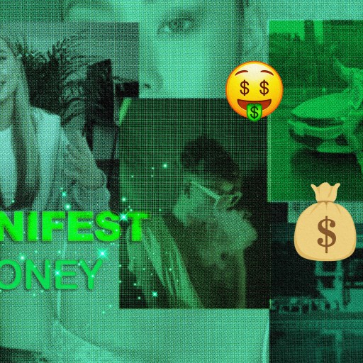 A background showcasing the manifestation of money.