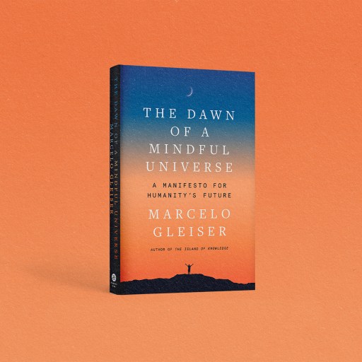 The book cover 'the down and out universe' explores biocentrism on an orange background.
