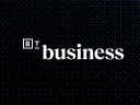 Logo of BT Business with "BT" in a white square followed by the word "business" in white, set against a dark, dotted background.