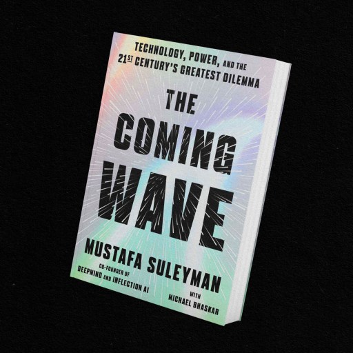 A book titled "The Coming Wave" on containment.