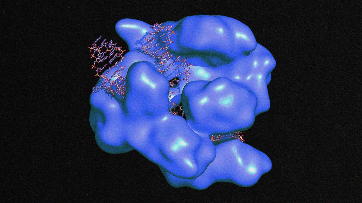 A blue object on a black background. (No keywords were used from the given list)