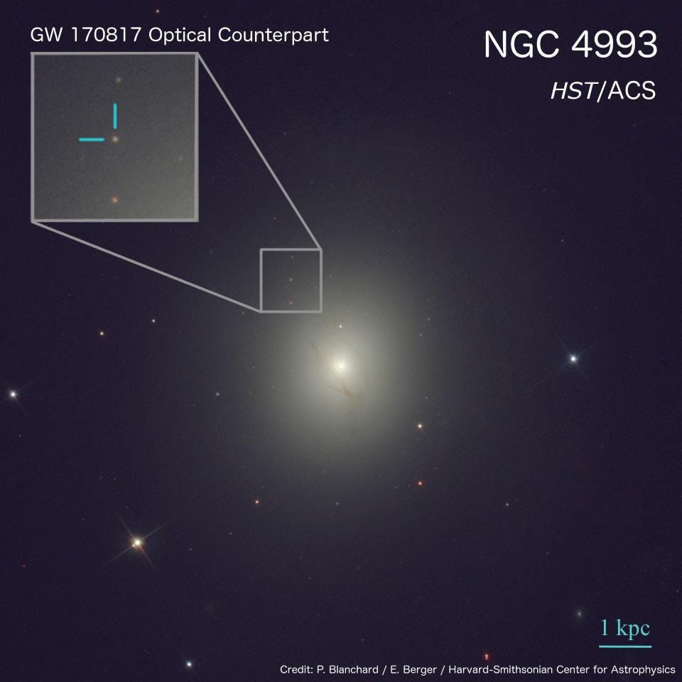 NGC 4933 after kilonova