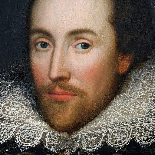 A portrait of Shakespeare, one of the greatest literary leaders in history.