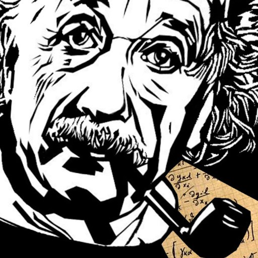 Albert Einstein - leadership in fine art print.