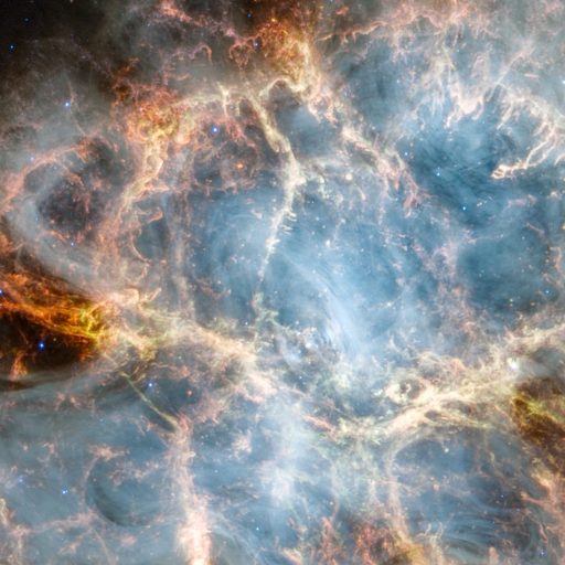 Crab Nebula James Webb JWST
