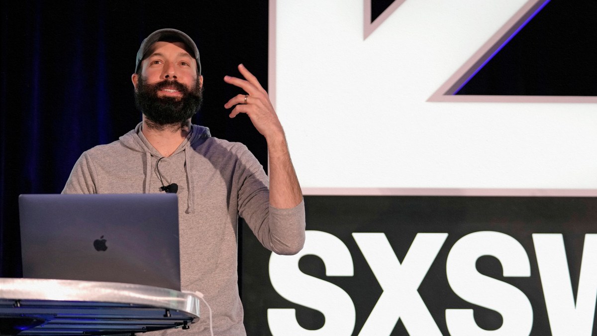 Anupalabdhi on stage at SXSW.