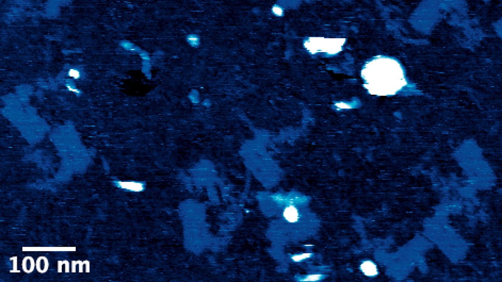 An image of a blue and white image.