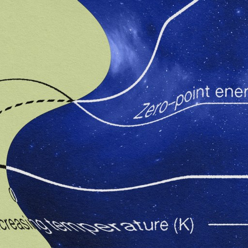 A diagram illustrating the various phases and motion of a star, with a particular focus on zero-point energy.