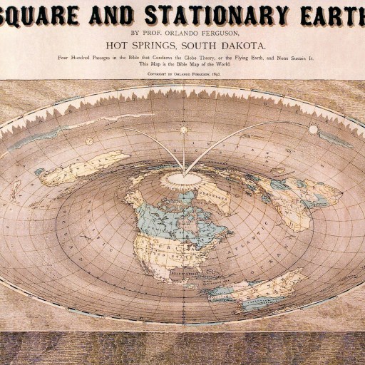 Tolkien's imaginative world encompassed a square and stationary earth.