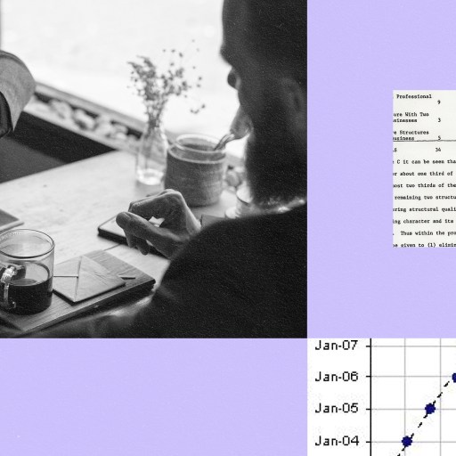 A black and white photo capturing the spirit of excellence, featuring a man and a woman at a table.