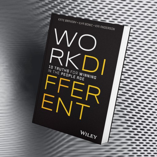 A book cover featuring the words "work ddi" and an intelligence equalizer symbol.