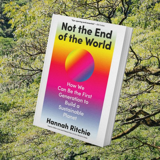 The cover of the book envisions a sustainable future.
