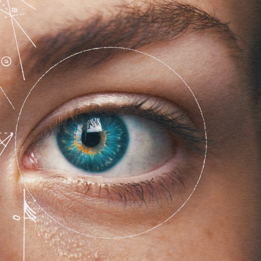 Keywords: emotional intelligence

Description: An image showcasing a woman's eye with an eye chart, highlighting the importance of emotional intelligence in leadership.